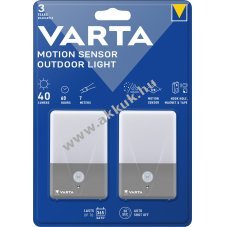 Varta LED zsebl�mpa mozg�s�rz�kel�vel 40lm 2db/csomag