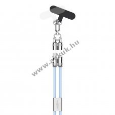 Ansmann Lanyard USB-C Lightning t�lt�k�bel 1,2m 27W k�k tablet iPhone