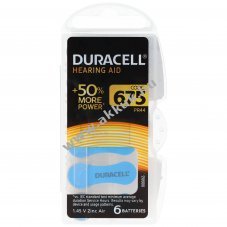 Duracell 675 1,45V 6db/csomag hall�k�sz�l�k elem Zinc Air