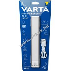 Varta LED zsebl�mpa mozg�s�rz�kel�vel 80lm l�tium-ion akku