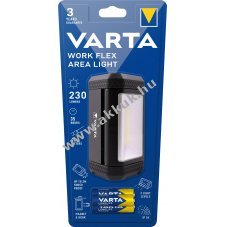 Varta LED zsebl�mpa Work Flex Line 230lm 3db alk�li AA csomag