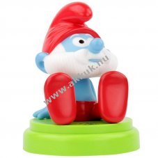 Papa Schlumpf hordozhat� LED �jszakai l�mpa 1800-0049 3 AA Mignon ceruza elemmel