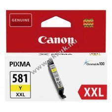 Eredeti Canon tintapatron CLI-581Y XXL 11,7ml s�rga nyomtat�