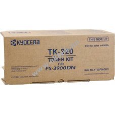Eredeti Kyocera l�zertoner TK-320 fekete 15000 oldal nyomtat�
