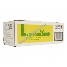Eredeti Kyocera TK-560Y l�zertoner s�rga 10000 oldal nyomtat�