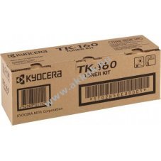 Eredeti Kyocera l�zertoner TK-160 fekete 2500 oldal nyomtat�