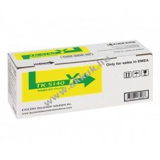 Eredeti Kyocera l�zertoner TK-5140Y s�rga 5000 oldal nyomtat�