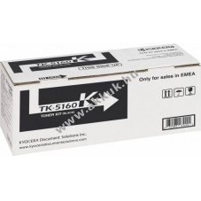 Eredeti Kyocera l�zertoner TK-5160K fekete 16000 oldal nyomtat�