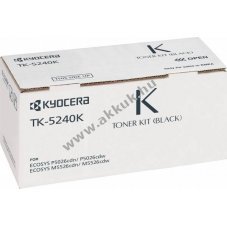 Eredeti Kyocera l�zertoner TK-5240K fekete 4000 oldal nyomtat�