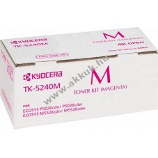 Eredeti Kyocera l�zertoner TK-5240M magenta 3000 oldal nyomtat�