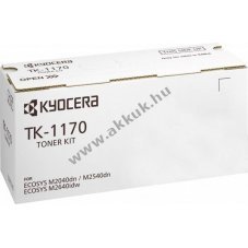 Eredeti Kyocera l�zertoner TK-1170 fekete 7200 oldal nyomtat�