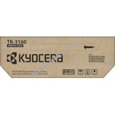 Eredeti Kyocera l�zertoner TK-3160 fekete 12.500 oldal nyomtat�