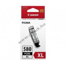 Eredeti Canon tintapatron PGI-580PGBK XL 18,5ml fekete nyomtat�