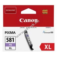 Eredeti Canon CLI-581PB XL fot� k�k tintapatron 8,3ml nyomtat�