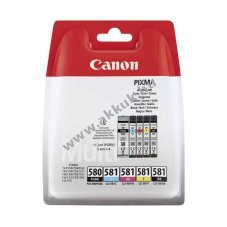 Eredeti Canon tintapatron multipack PGI-580PGBK/CLI-581BK/C/M/Y nyomtat�