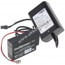 Helyettes�t� akku Multipower MP0.8-12H Heim und Haus 12V 800mAh t�lt�vel �lom akku
