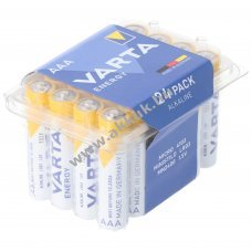 Varta Energy AAA (mikro elem) 1,5V 24db/csomag