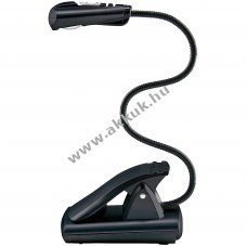 WEDO mobil LED olvas�l�mpa fekete 3x1,5V AAA (mikro) elemekkel