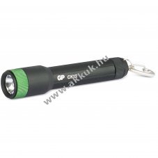GP CK12 zsebl�mpa 20lumen 1x AAA 1,5V elemmel egy�tt fekete