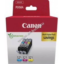 Eredeti Canon tintapatron multipack CLI-521C/521M/521Y nyomtat�