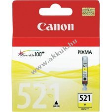 Eredeti Canon CLI-521Y tintapatron 9ml s�rga nyomtat�