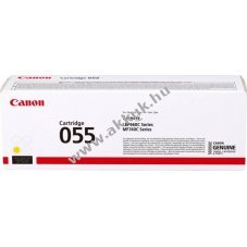 Eredeti Canon l�zertoner 055 s�rga 2100 oldal nyomtat�