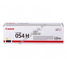Eredeti Canon l�zertoner 054H s�rga 2300 oldal nyomtat�