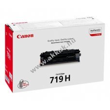 Eredeti Canon l�zertoner CRG-719H fekete 6.400 oldal nyomtat�