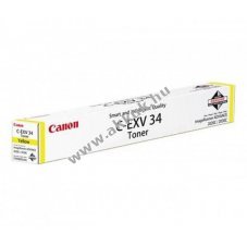 Eredeti Canon l�zertoner C-EXV 34 s�rga 19000 oldal nyomtat�