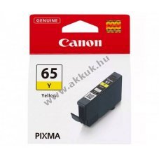 Eredeti Canon CLI-65Y tintapatron 12,6ml s�rga nyomtat�
