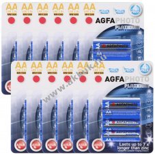 AgfaPhoto LR06 AA Mignon ceruza elem 1.5V 4db/csomag hagyom�nyos elem alk�li-mang�n