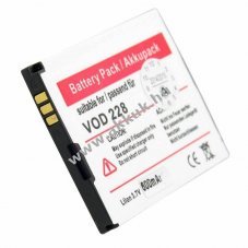 Helyettest akku Li3707T42P3h463848 tpus Vodafone VF227 VF228