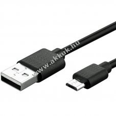Micro-USB gyors t�lt�k�bel 1 m�ter, fekete, micro-USB szinkroniz�l� �s t�lt�k�bel