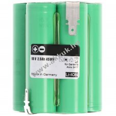 Helyettes�t� akku Gardena AccuCut 2417 18V 1600mAh kerti g�p Li-Ion