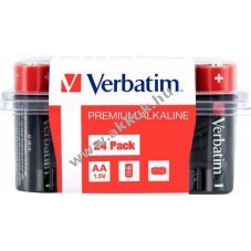 Verbatim Mignon ceruza AA LR06 1,5V 24db/csomag hagyom�nyos elem alk�li