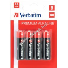 Verbatim AA Mignon ceruza LR06 1.5V 4db/csomag elem alk�li