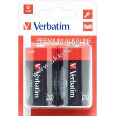 Verbatim alk�li elem D 1.5V 2db/csomag