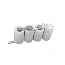 Panasonic NiCd akkucsomag 4,8V 5000mAh 4 cell�s soros kivitel