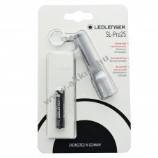 LED Lenser SL-Pro25 zsebl�mpa f�kusz�lhat� mikro AAA elem ez�st