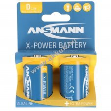 Ansmann X-Power D (g�li�t) LR20 2db/csomag elem alk�li