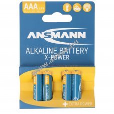 Ansmann X-Power LR3 AAA mikro 4db/csomag hagyom�nyos elem alk�li