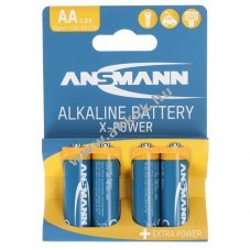 Ansmann X-Power alk�li elem AA ceruza 1,5V 4db csomag