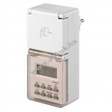 LCD digit�lis id�kapcsol� k�lt�ri 24 �r�s 16 program IP44 220-240V 16A 3500W GS
