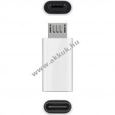 Adapter USB 2.0 Micro-B USB-C feh�r 480Mb/s