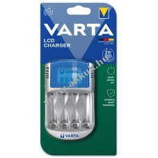 Varta univerz�lis AA/AAA akku t�lt� LCD kijelz� USB 12V aut�s adapter NiMH