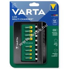 Varta Akku t�lt� LCD USB AA Mignon ceruza/AAA Micro 8db NiMH
