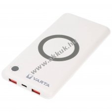 Varta powerbank akku 3,7V 10.000mAh vezet�k n�lk�li 2xUSB-A 1xUSB-C QC3.0 PD Li-Polymer