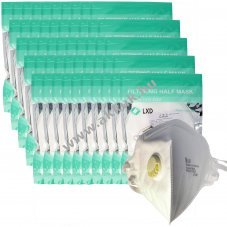 100db/csomag Premium FFP3 szelepes v�d�maszk 5-r�teg� latexmentes DIN EN1492001+A12009