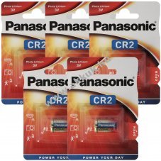 Panasonic CR2 l�tium elem 3V 850mAh 5db/csomag