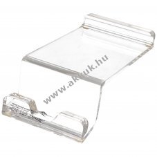 WEDO CRISTALLIC krist�lytiszta akril tablet tart� �ll�that� d�l�ssz�ggel 180mm x 91mm x 74mm